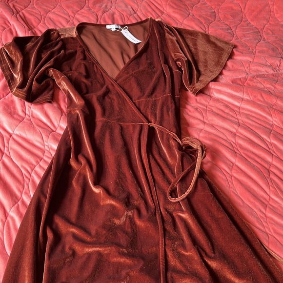 Baltic Born Meghan Wrap Dress - Bronze - Picture 2 of 3